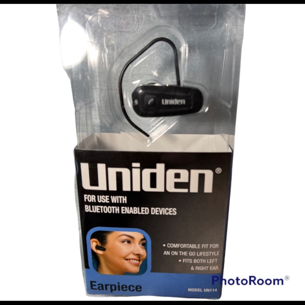 Uniden Wireless Bluetooth Earpiece - Model UN114, sealed package, Comfortable!